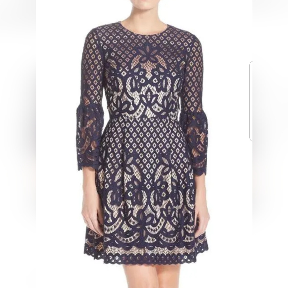 Eliza J  Fit and Flare Lace Dress Size 14W